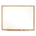 Quartet Classic Series Total Erase Dry Erase Board, 36 x 24, Oak Finish Frame S573